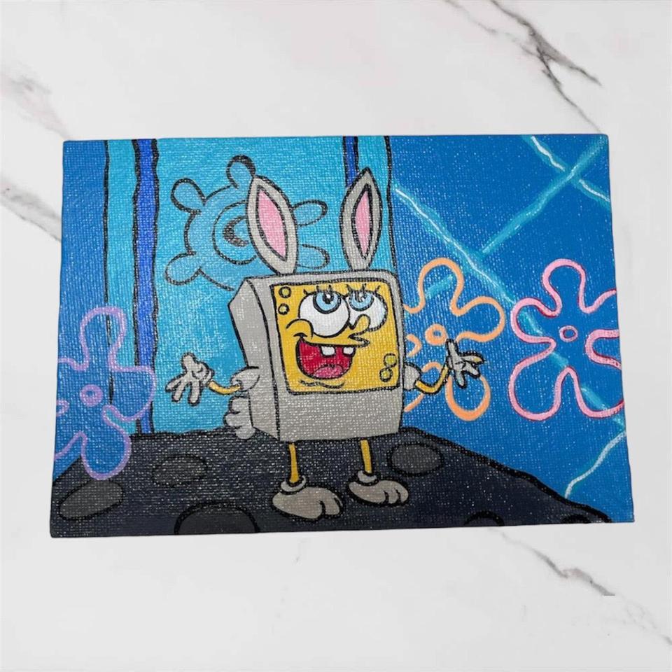 Pinkie” AP Davis on X: The world is kinda sad right now- so for new years  I'm giving away 1 free custom SpongeBob drawing to make someone's day a  little better. Retweet