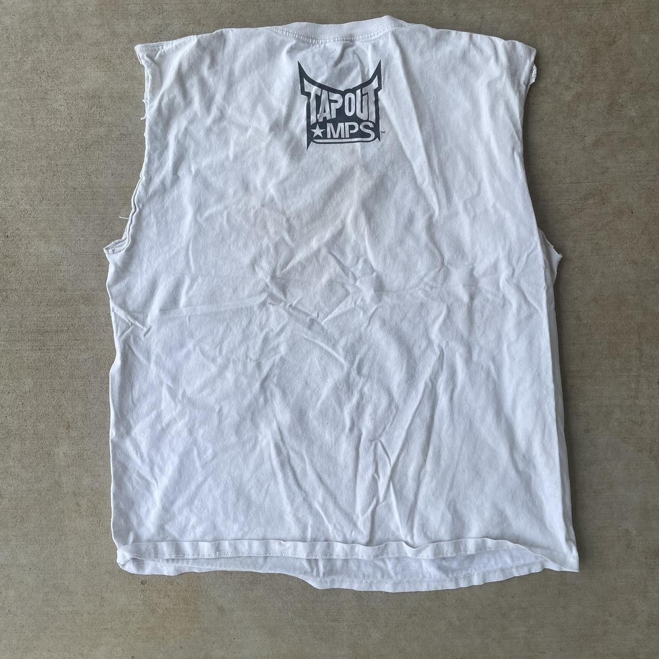 y2k tap out cut sleeves tagged L fits tts... - Depop