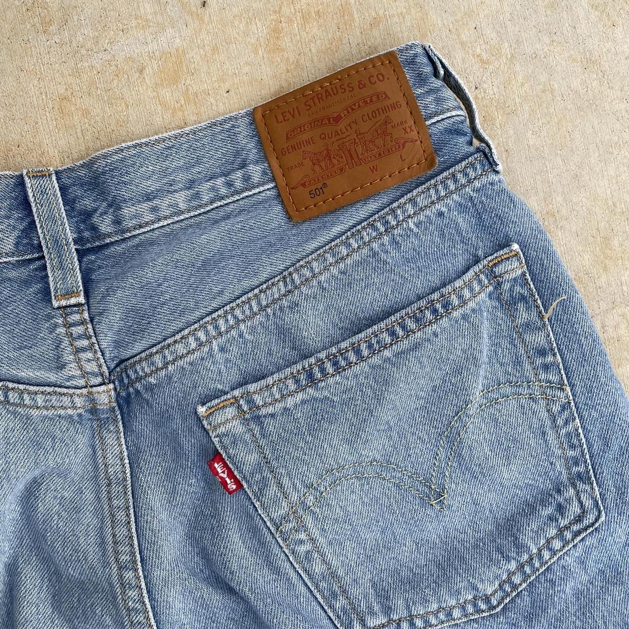 levi’s vintage collection big E’s jean shorts... - Depop