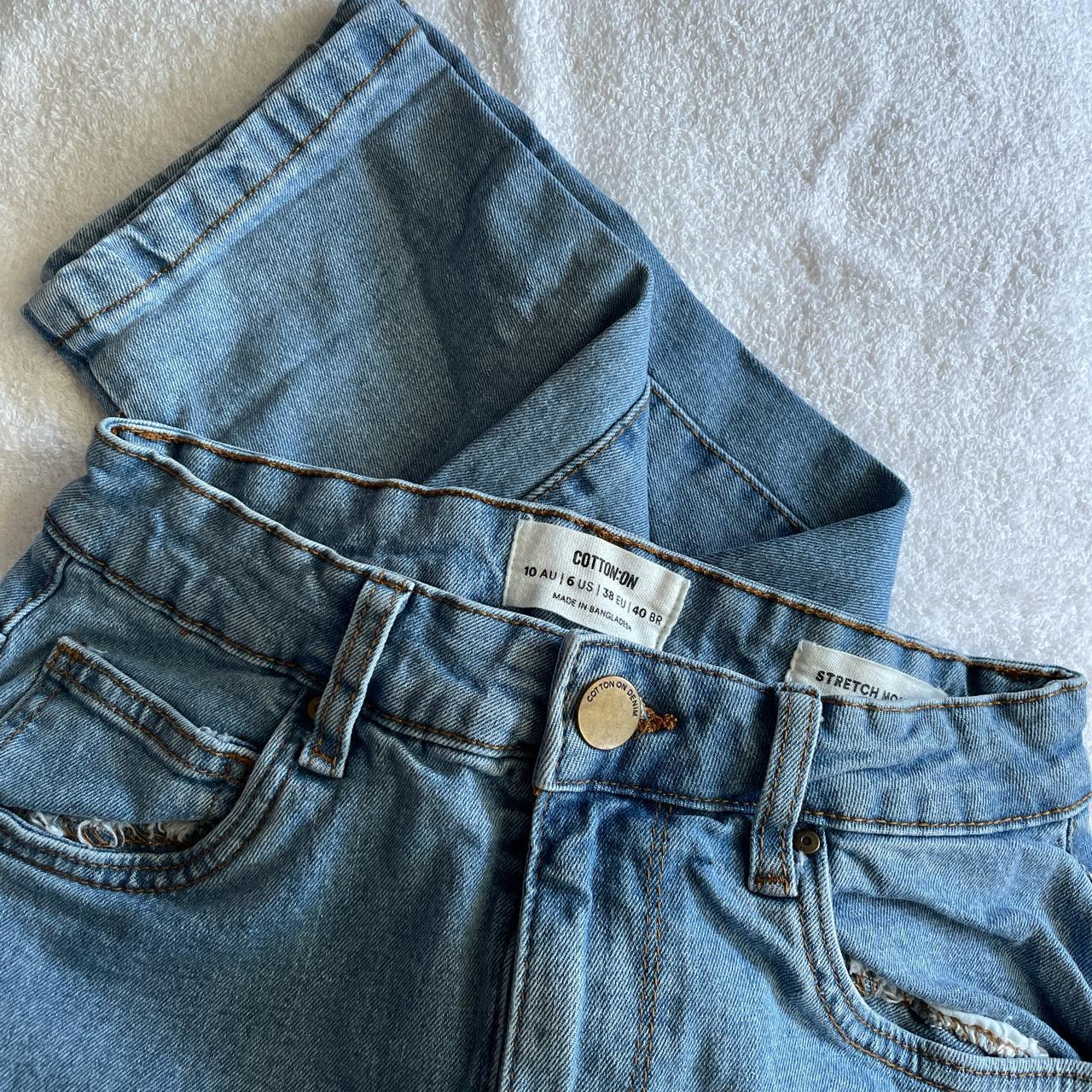 Cotton On Stretch Mom Jeans Condition like new. Depop