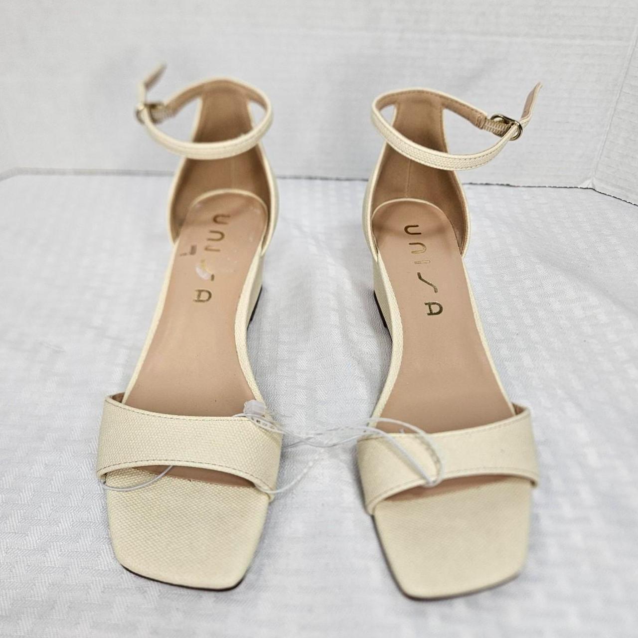 unisa black wedge sandals