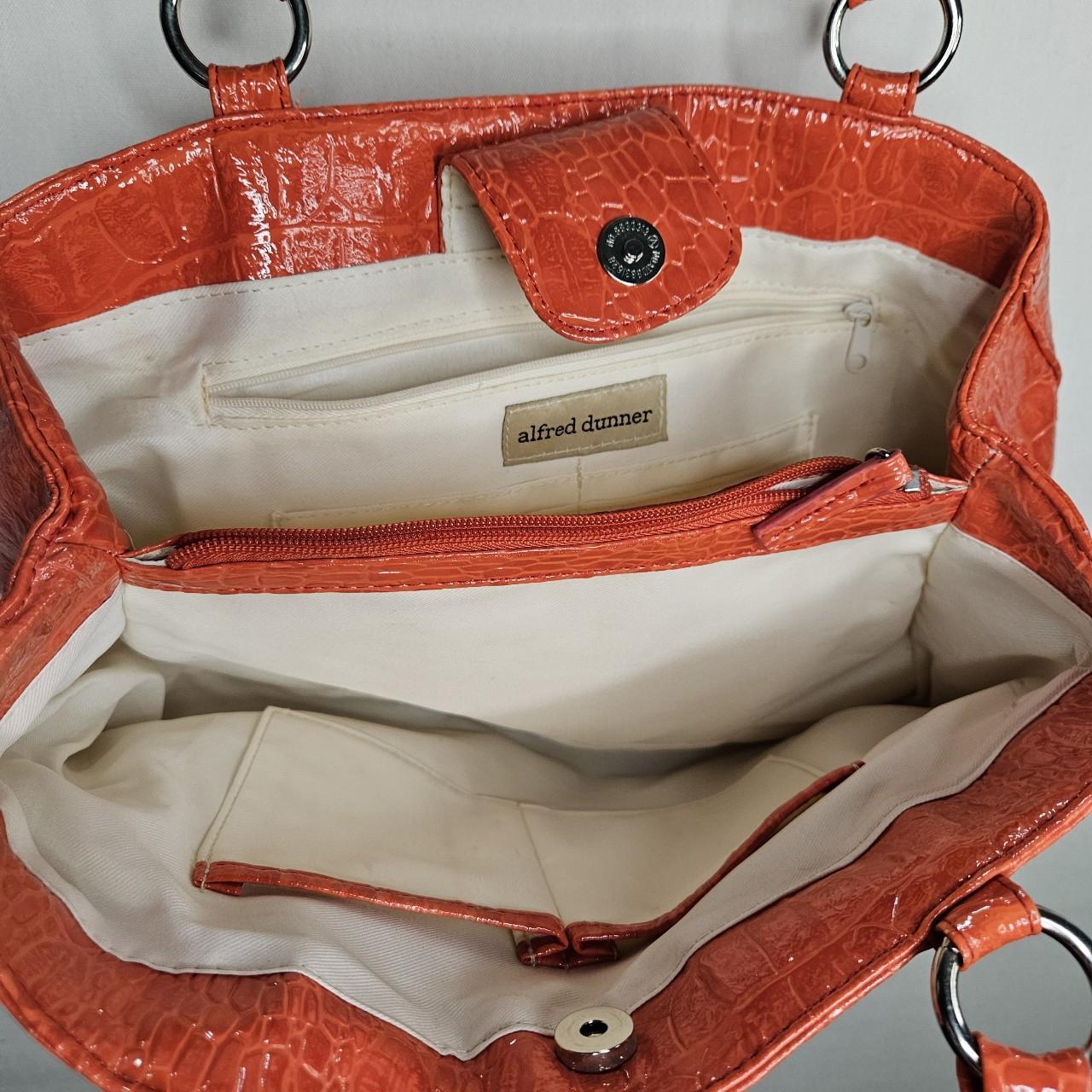 Women's Alfred dunner orange faux snake skin Depop