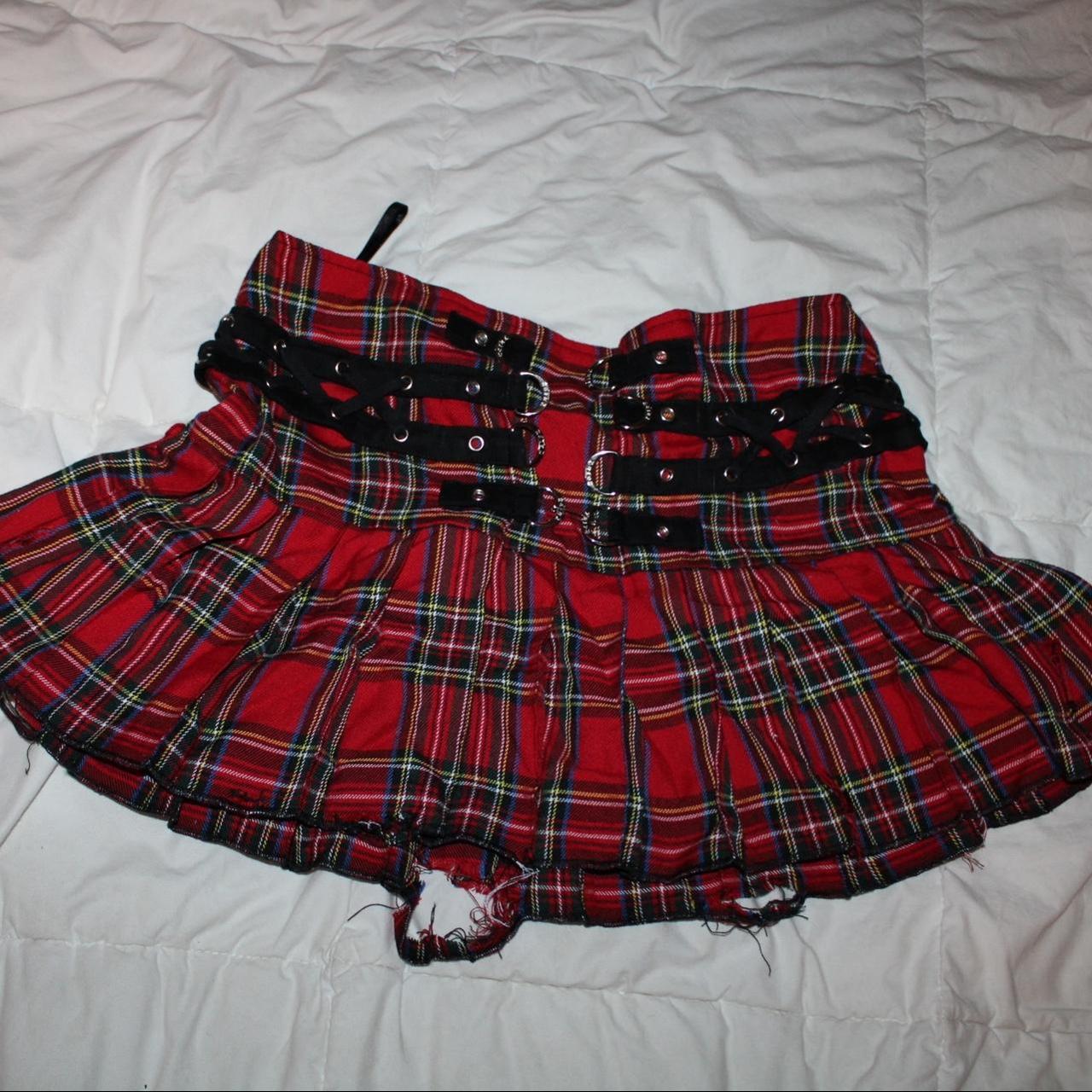 Tripp NyC Plaid Mini Low Waist Mid Waist Skirt Depop