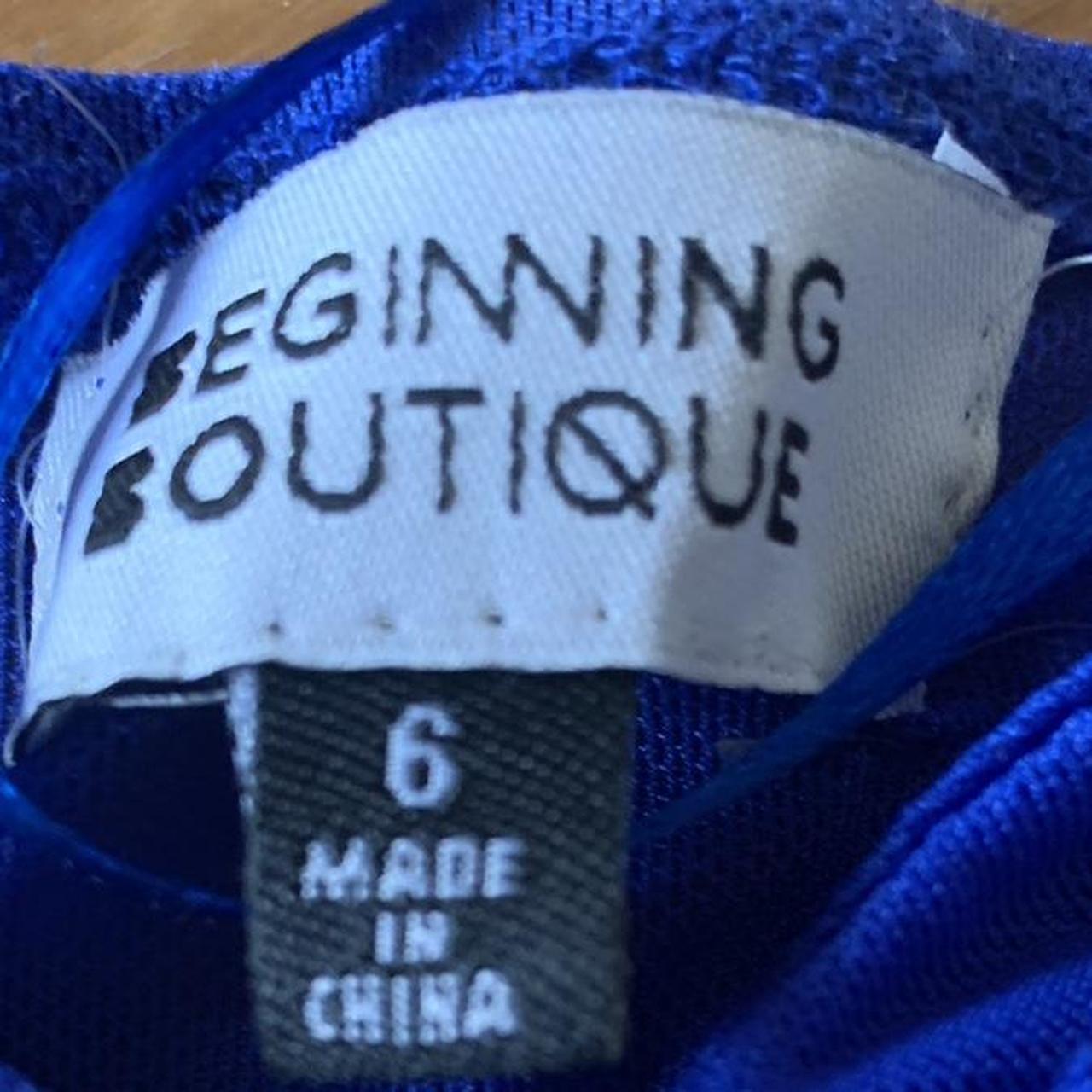 beginning boutique blue top size 6 ⭐️ never worn... Depop