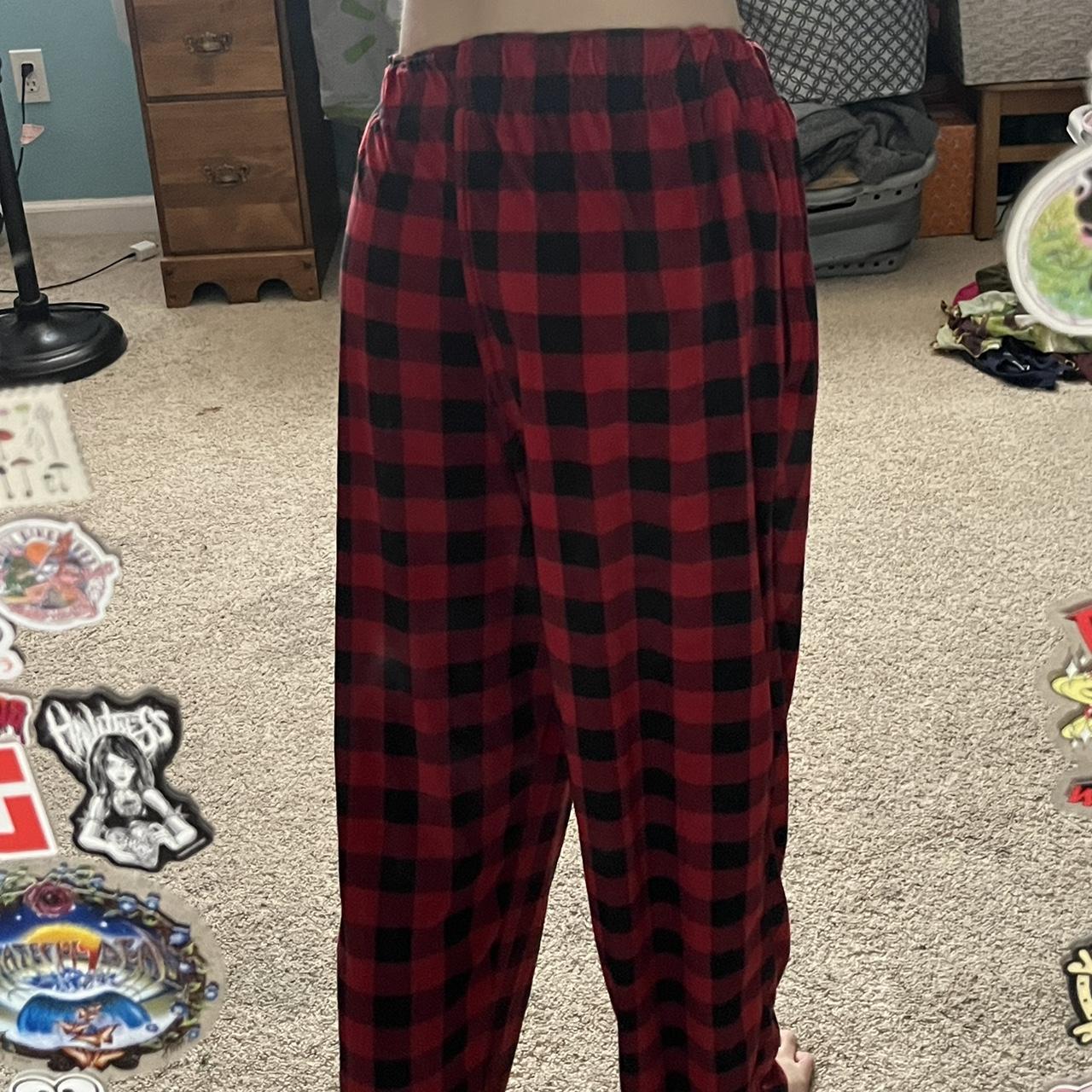 George Red Plaid Pajama Pants Very soft and... - Depop