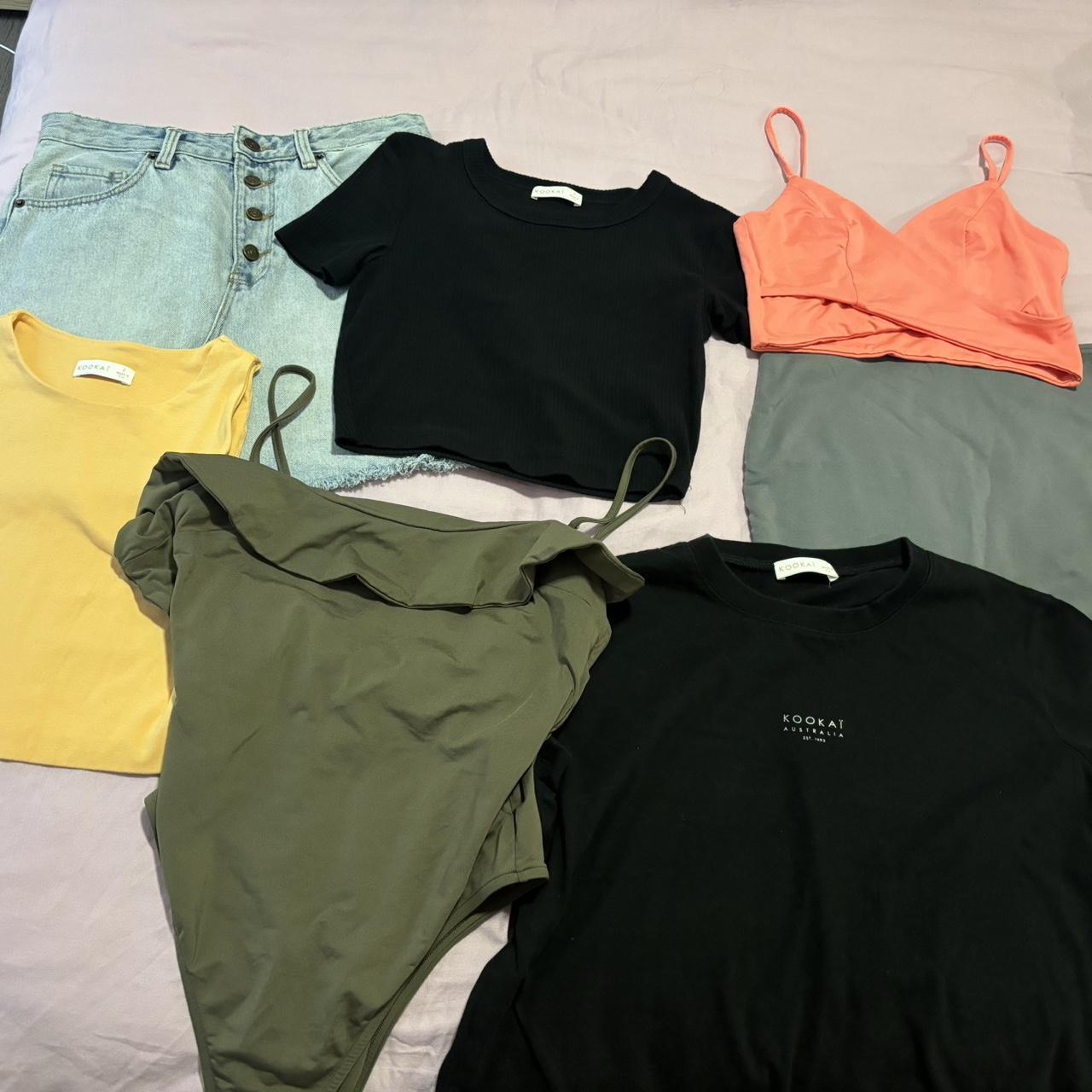 Bulk kookai items sizes 1, 2 & 40. 1 denim skirt,... Depop