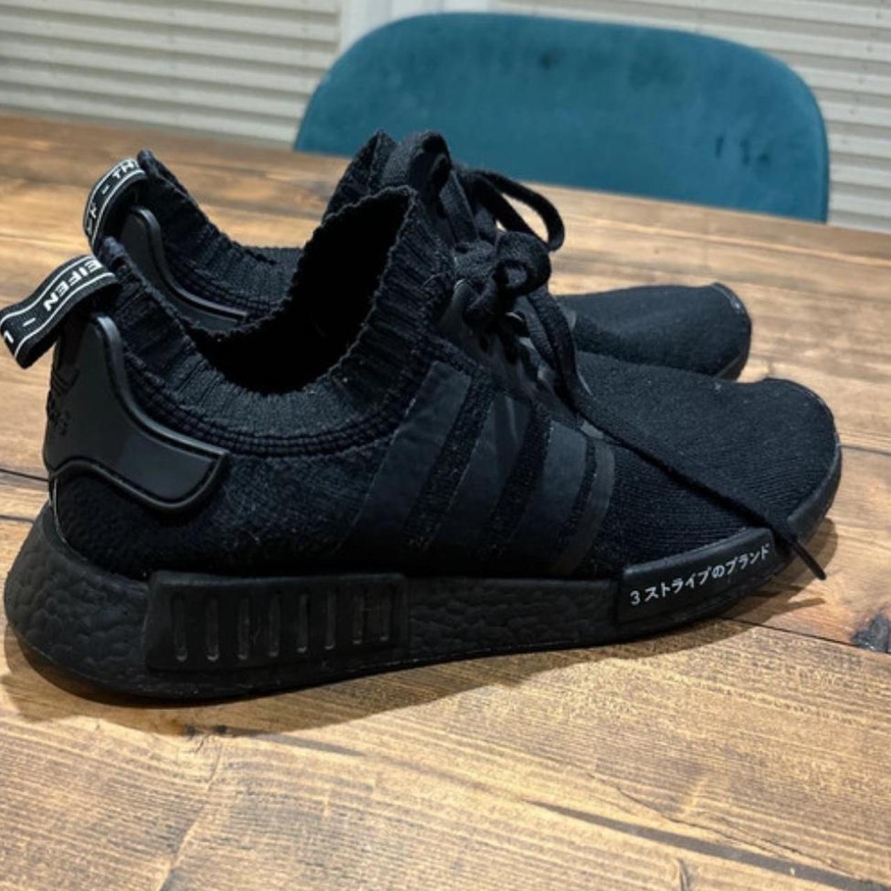 Adidas NMD R1 Japan Triple Black. UK Size 9. Very. Depop