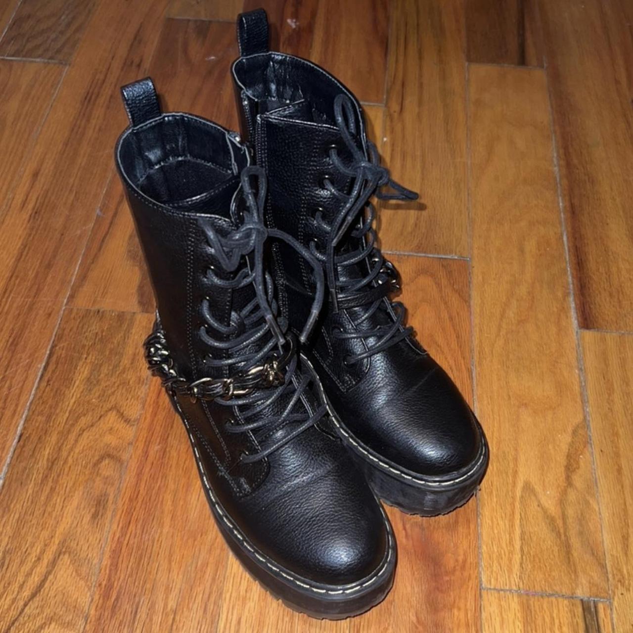 The bay combat boots sale