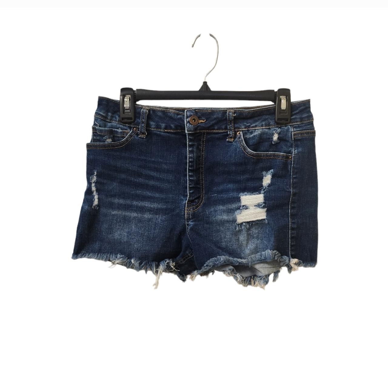 Wax Jeans Distressed Jean Shorts Size Large Depop