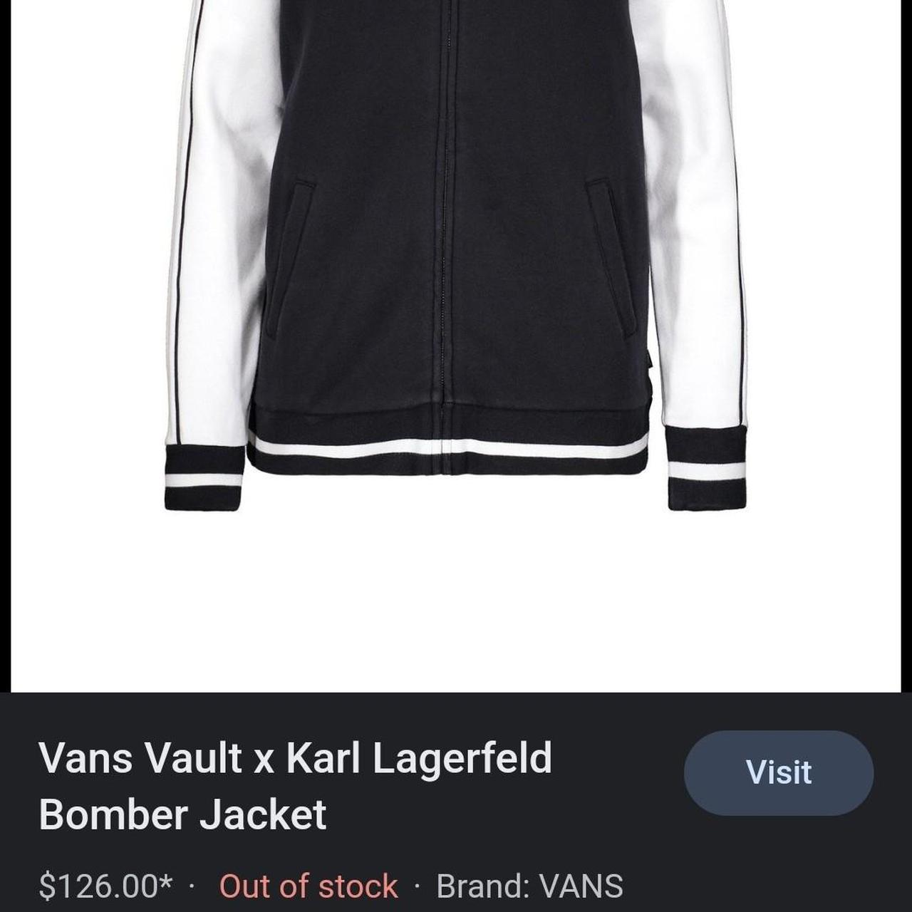 Vans karl deals lagerfeld jacket