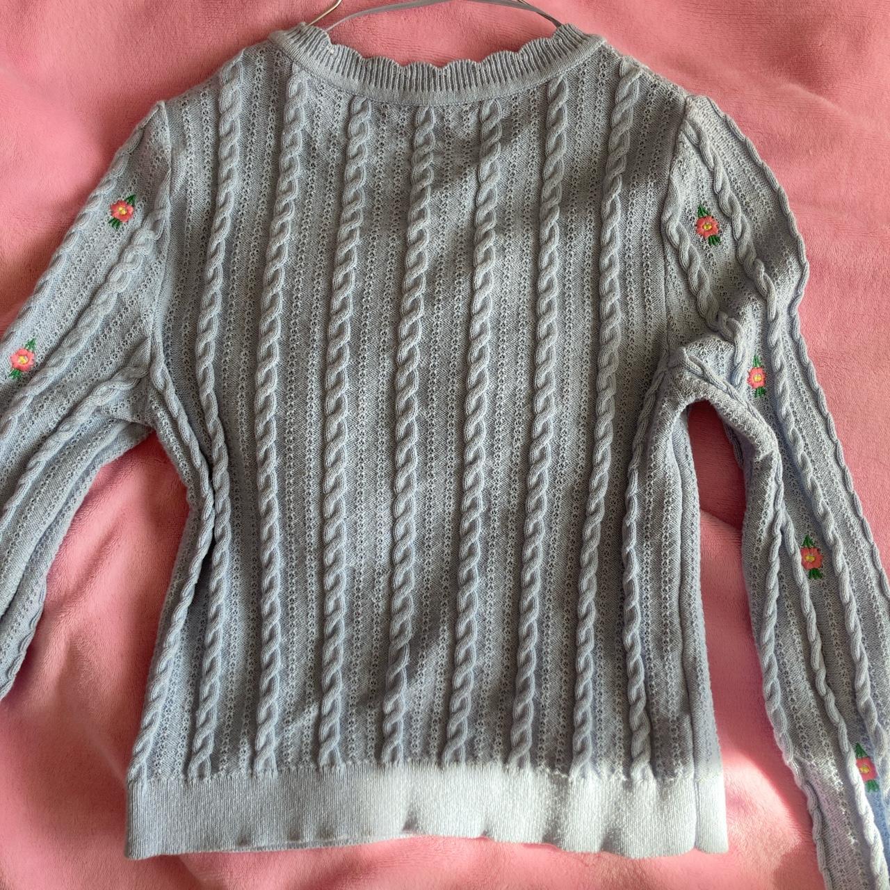 Selling the cutest 90s coquette flower cardigan... - Depop