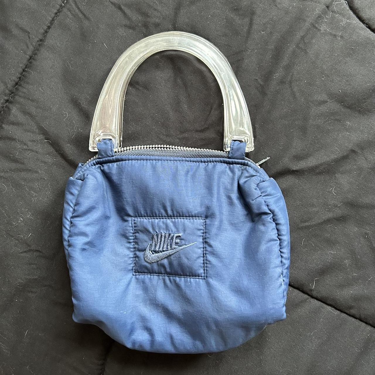 reworked nike bag