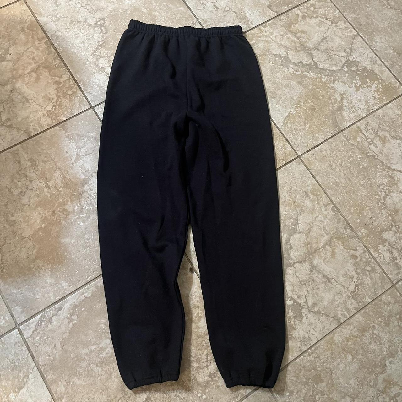 Gildan Men's Black Joggers-tracksuits | Depop