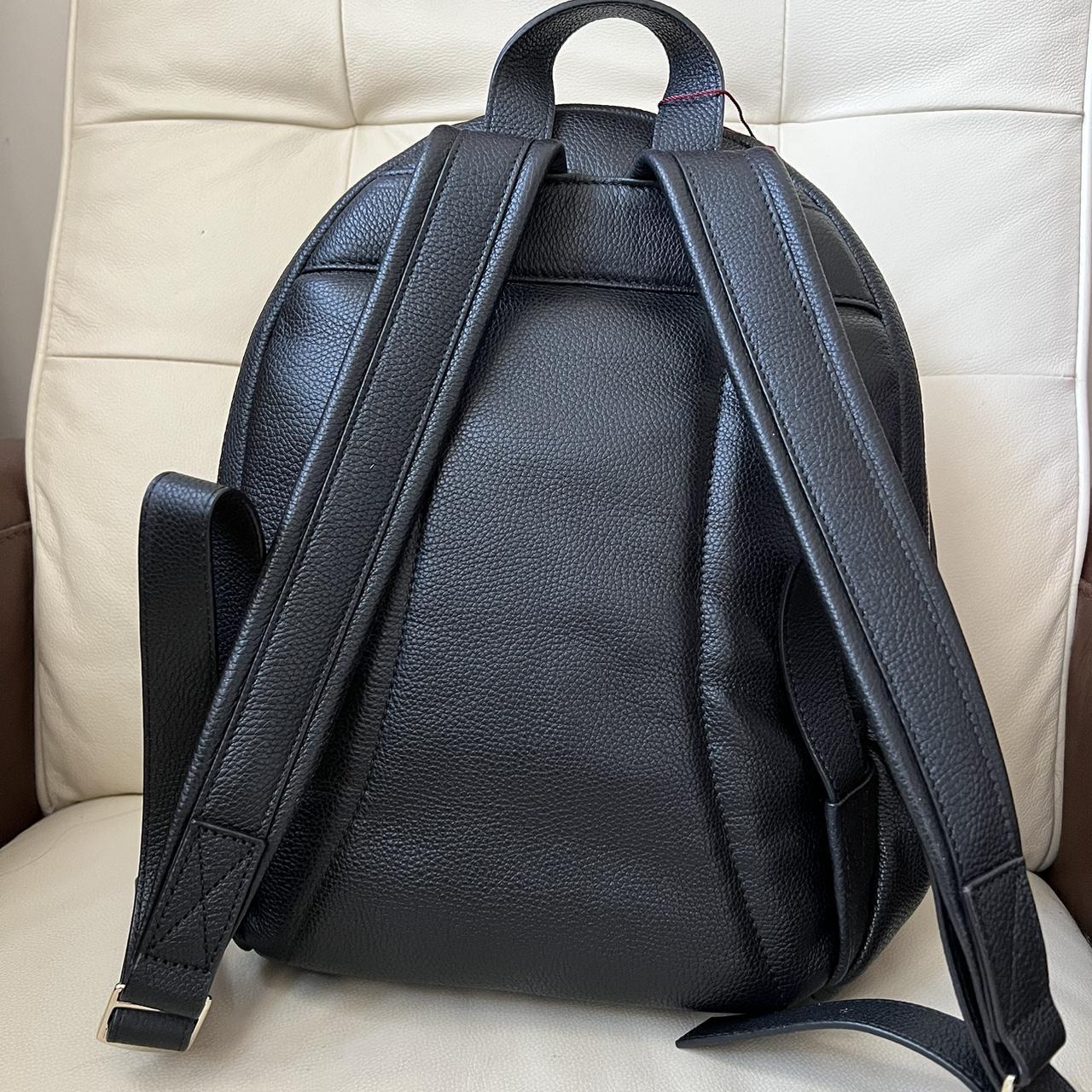 Aigner black backpack The measurements of the bag... - Depop