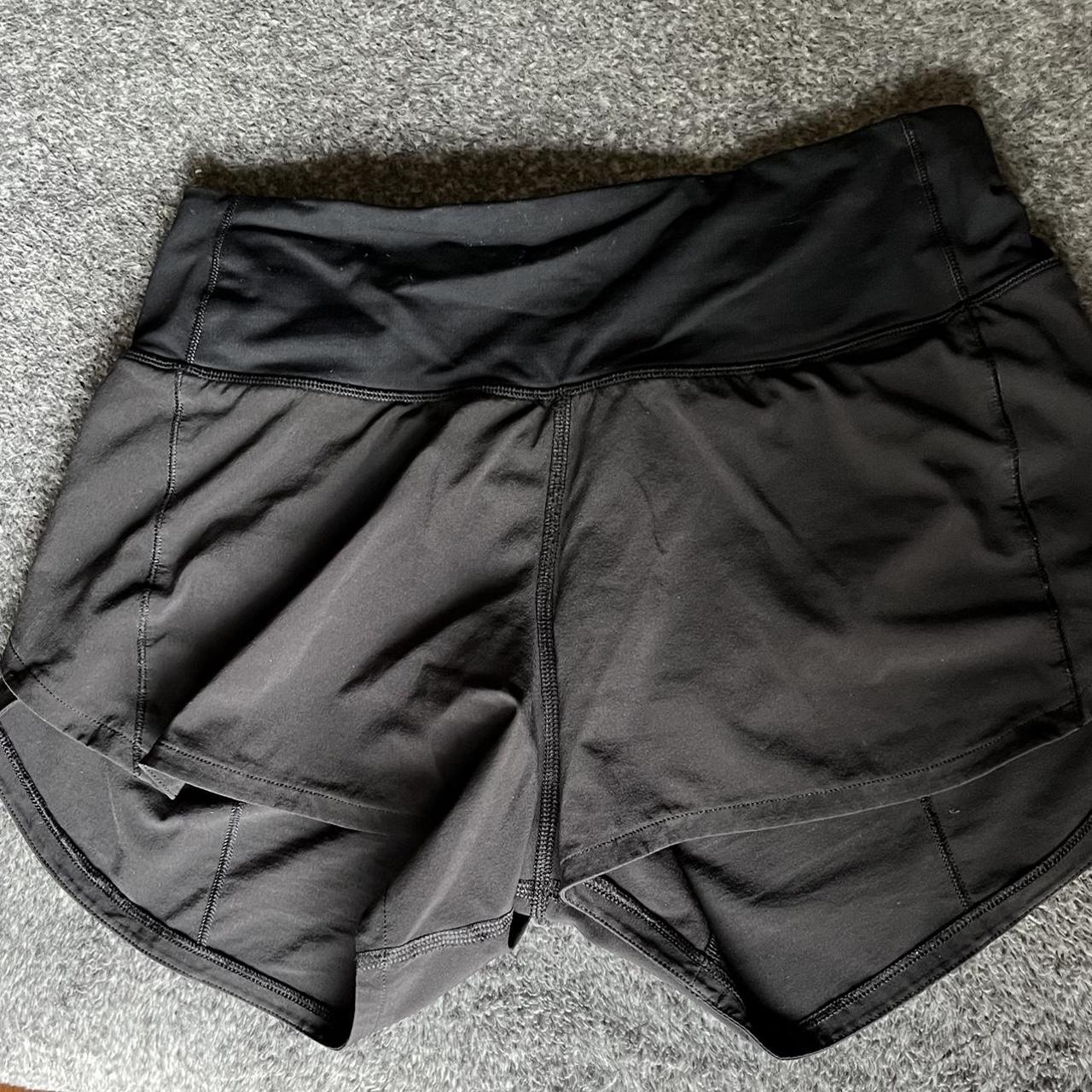 Lululemon Black Speed Up shorts! I love these... - Depop