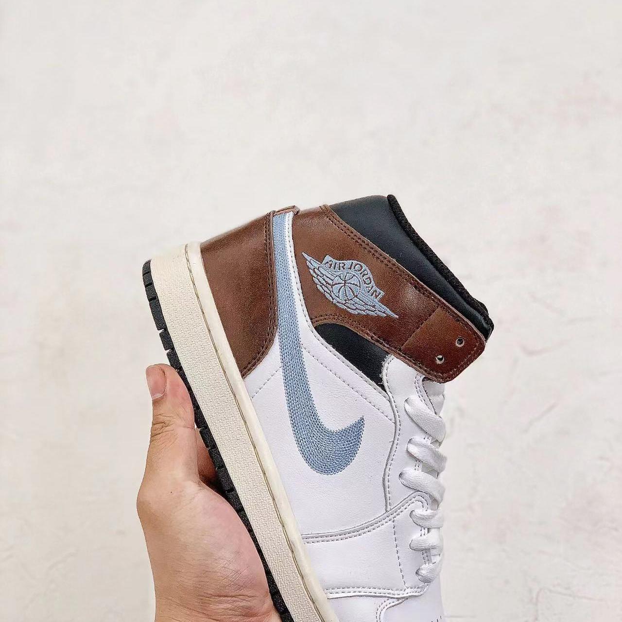 jordan mid 1 brown