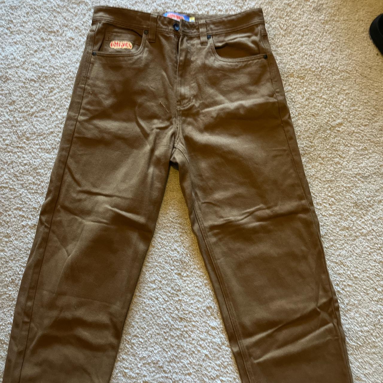 EMPYRE BROWN PANT COOL POOP COLOR PANTS look liek... - Depop