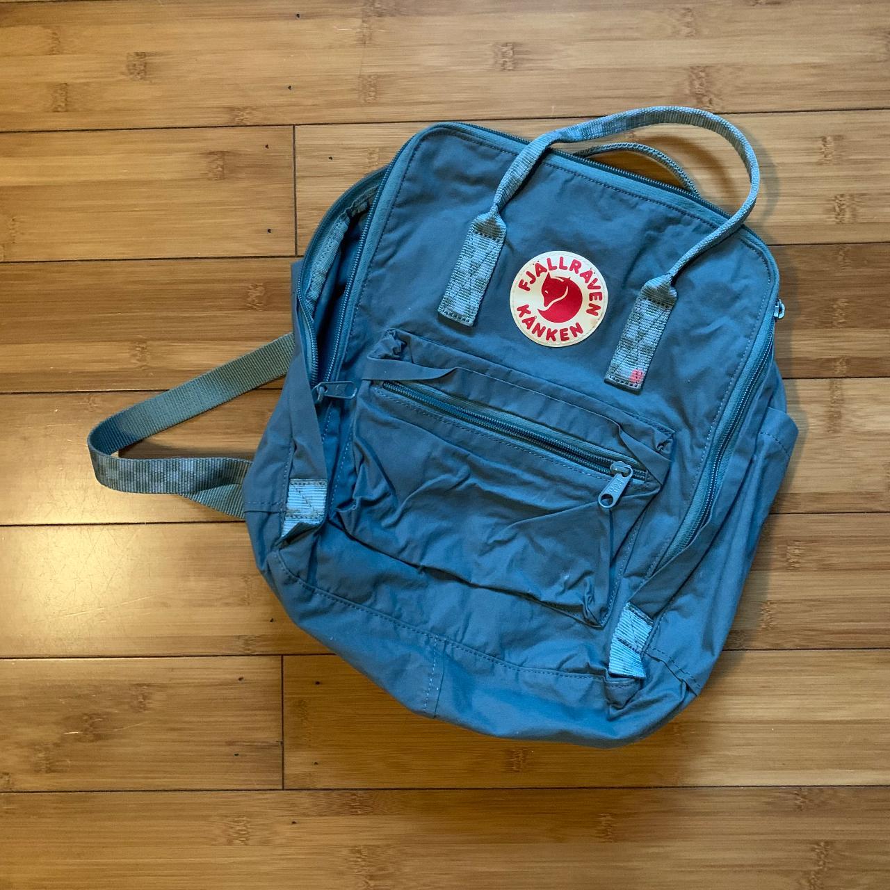 Fjällräven KÅNKEN backpack in turquoise Classic... - Depop