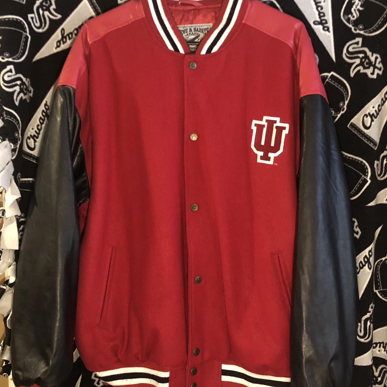 Indiana University Hoosiers Varsity Jacket... - Depop