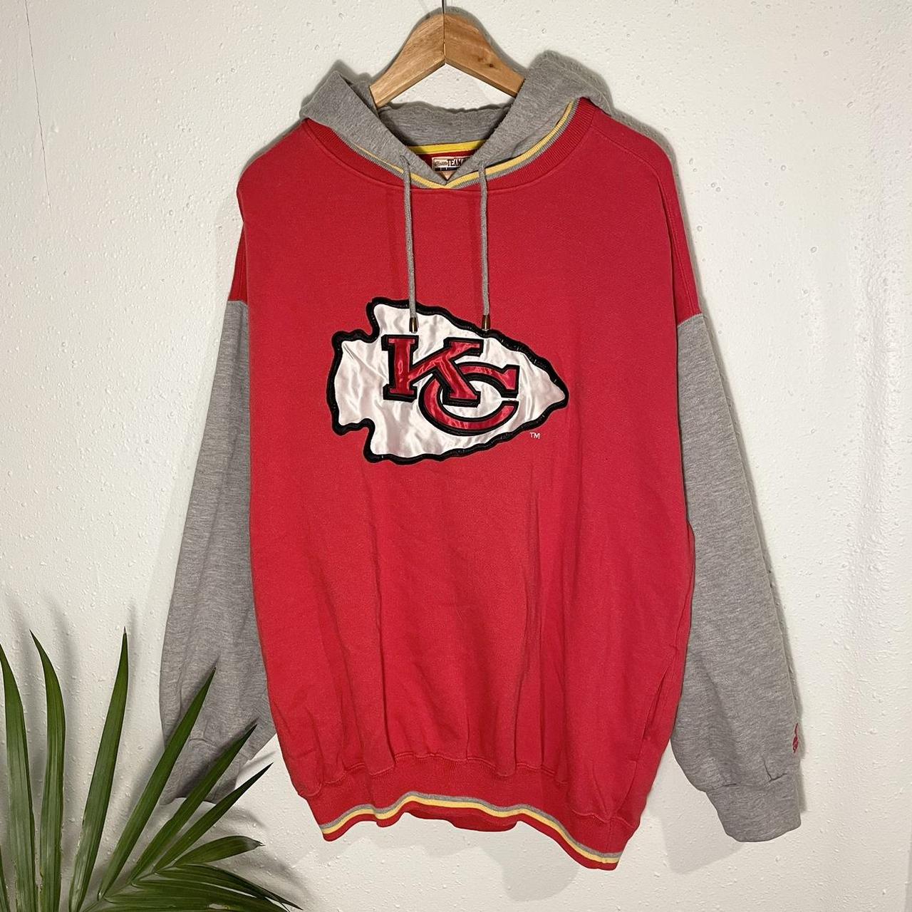 Kansas City Chiefs Lace-Up Hoodie NFL Team Apparel - Depop