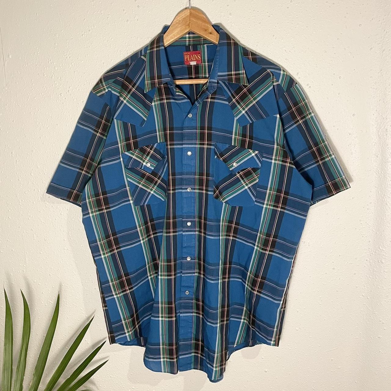 Vintage Western Shirt ️ • Size adult L • In good... - Depop