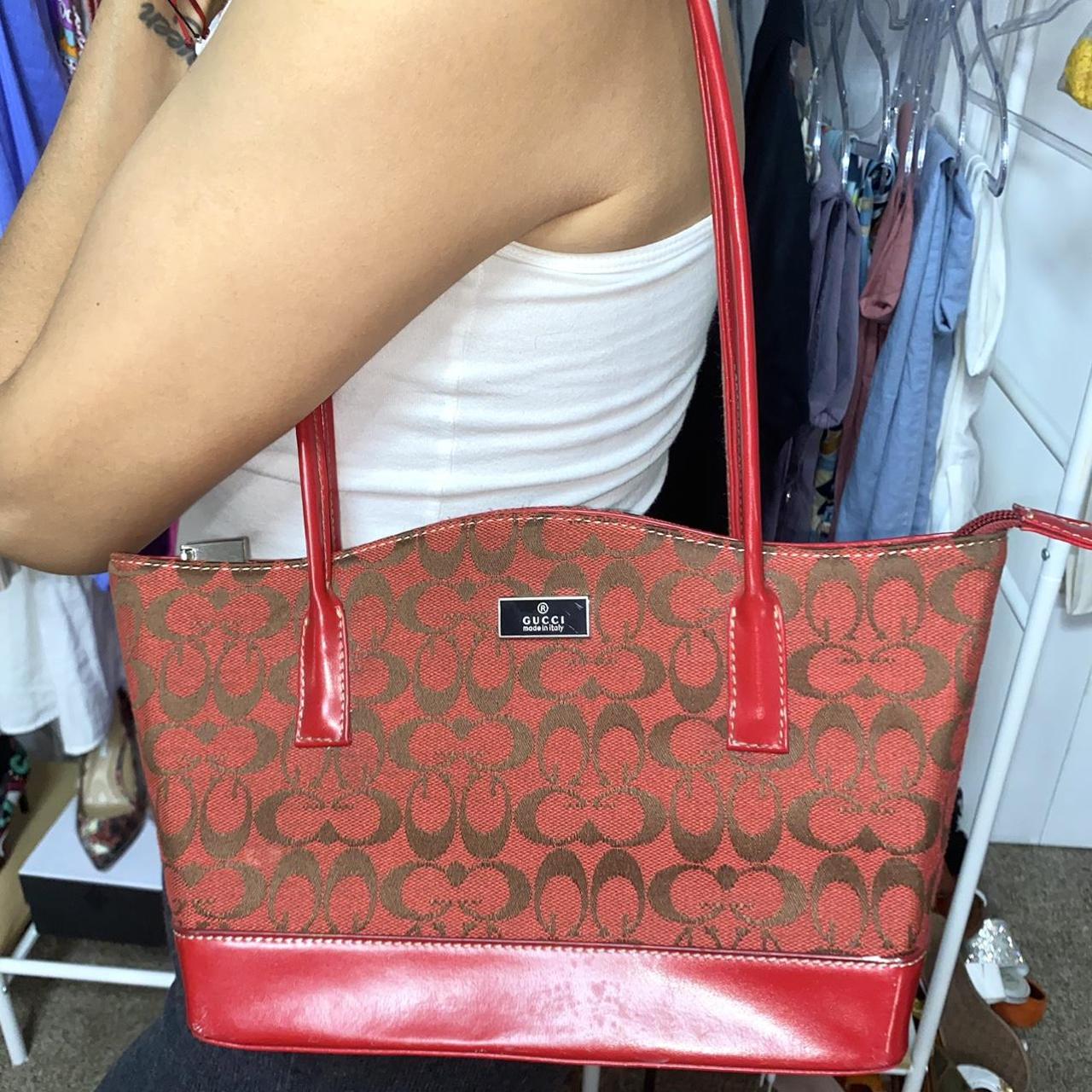 Burgundy hot sale gucci purse