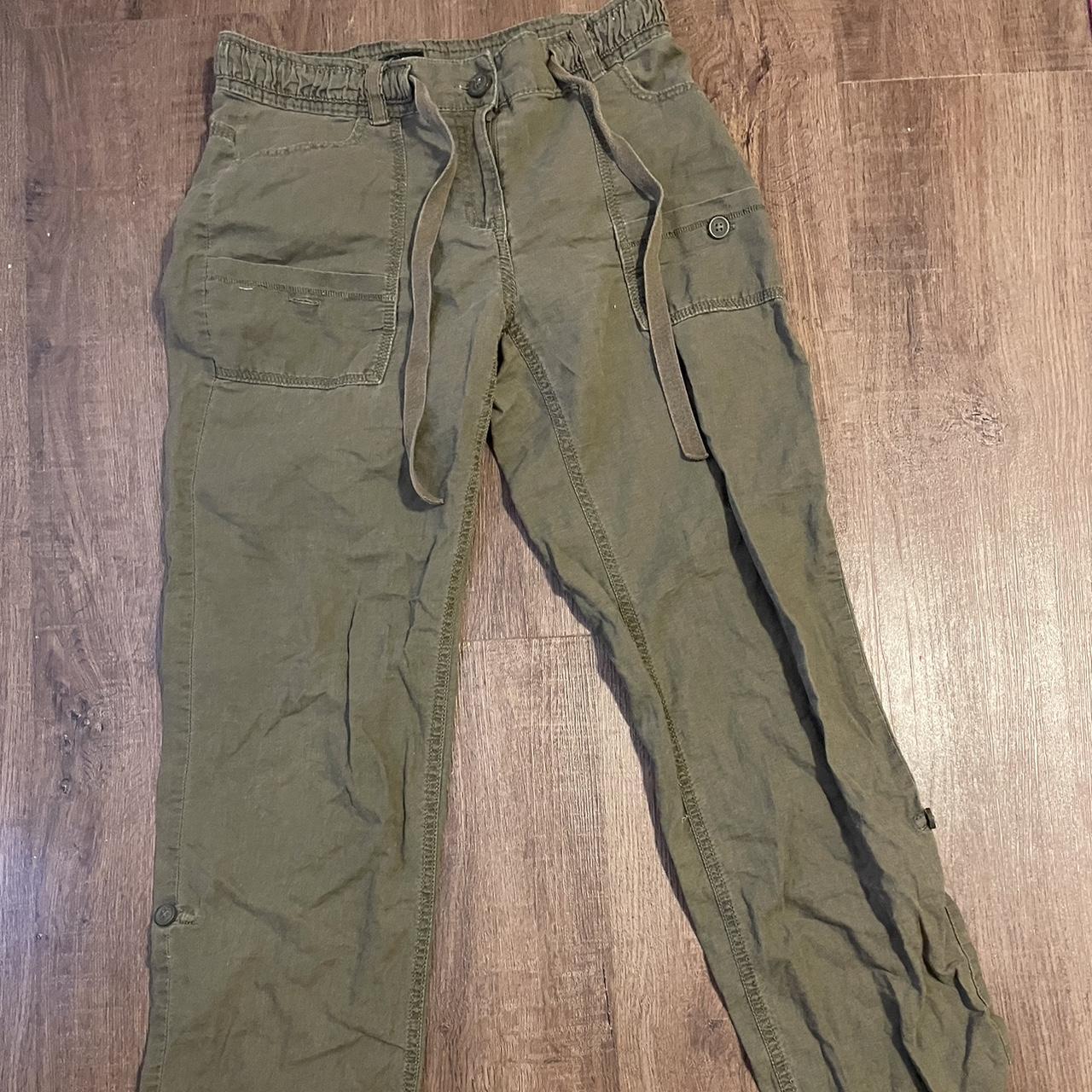 h and m olive green cargos, size but fits a