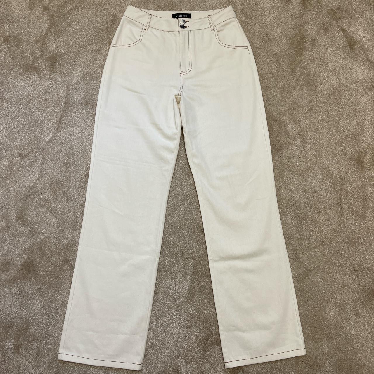 Women's White Jeans | Depop