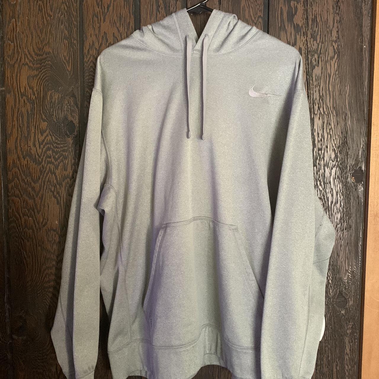 mens gray nike hoodie