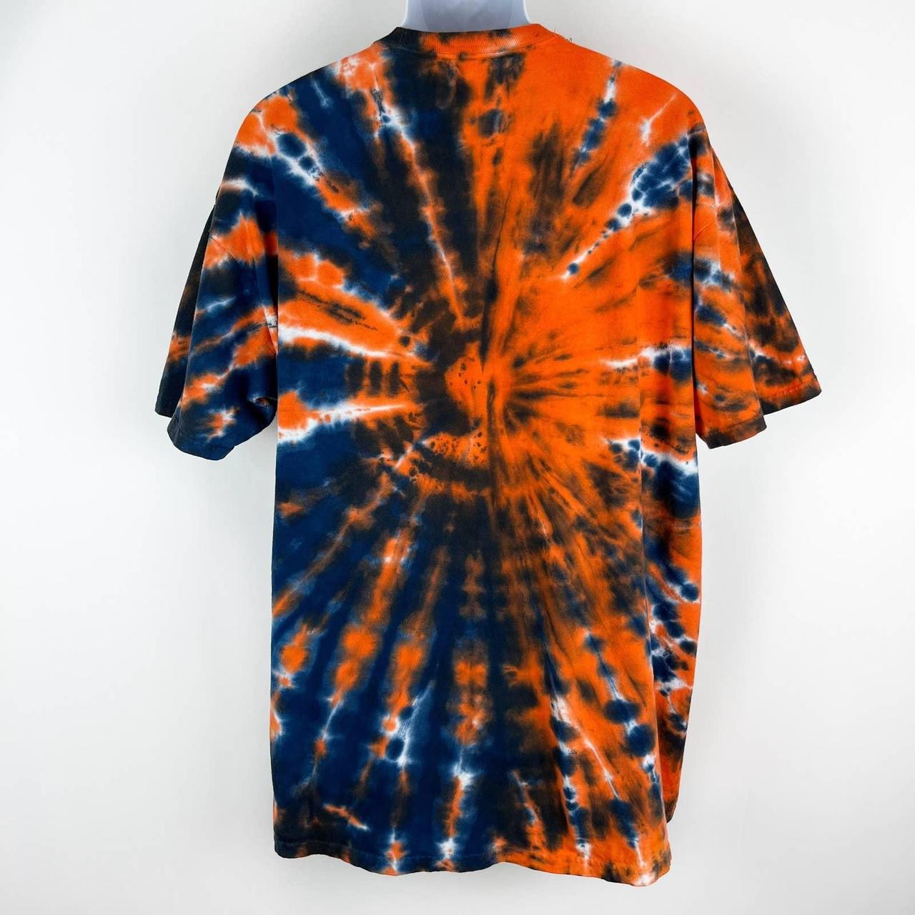 Detroit Tigers Men's Liquid Blue Tie Dye Graphic - Depop