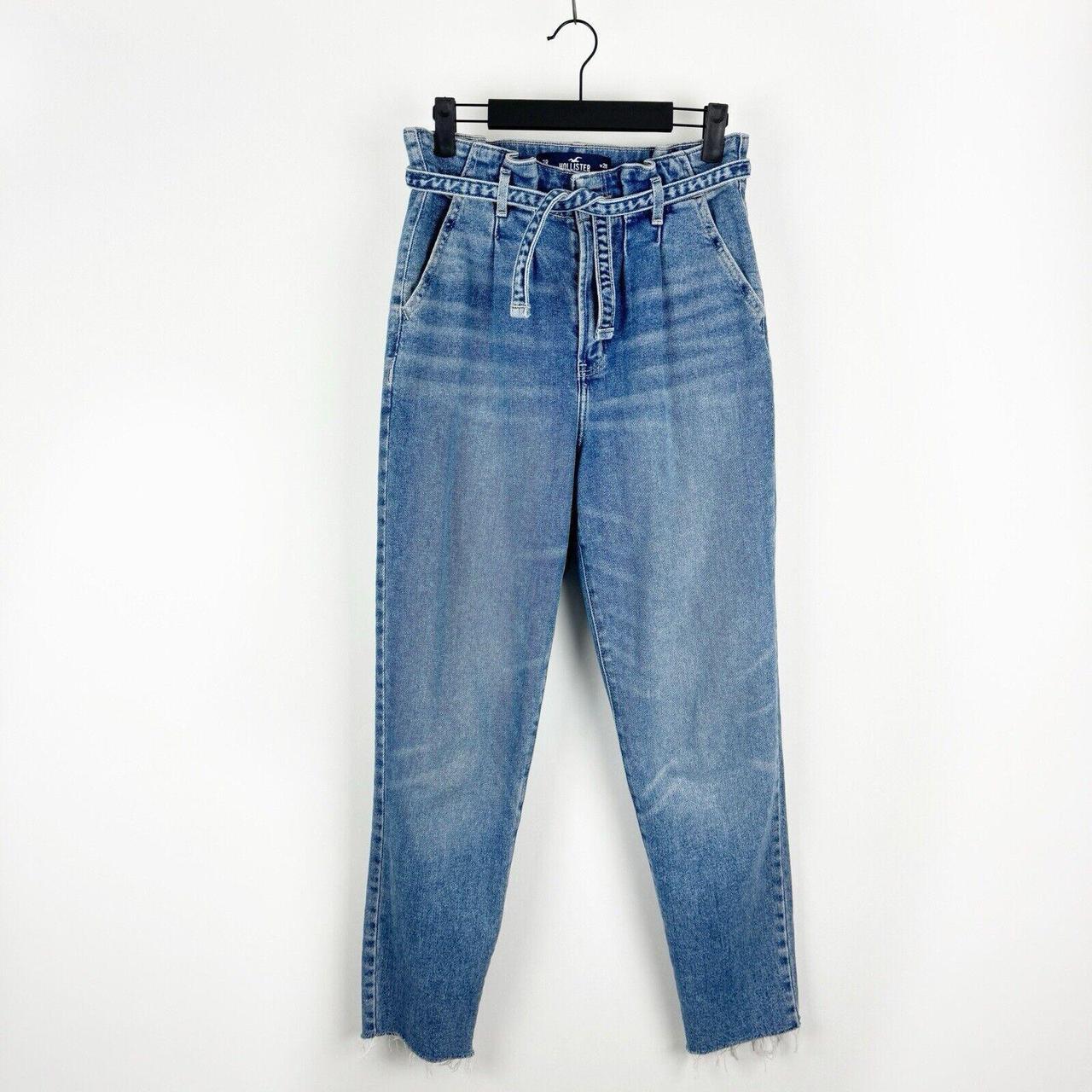 Hollister paper bag mom jeans hotsell