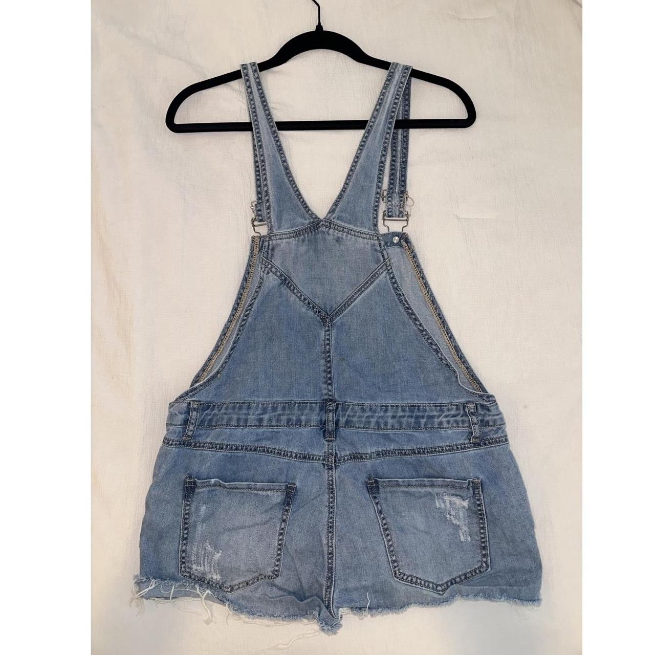 ~Super cute overalls with few rips in the shorts! I... - Depop