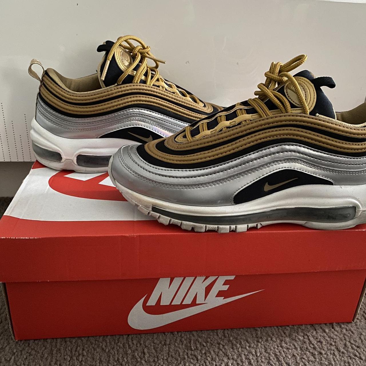 air max 97 silver gold black