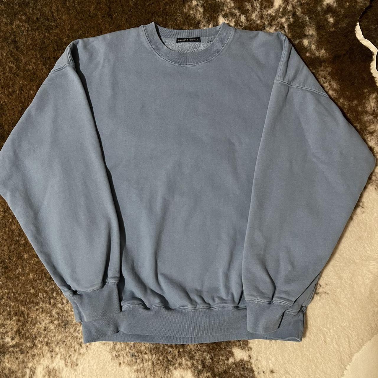 brandy melville blue sweatshirt