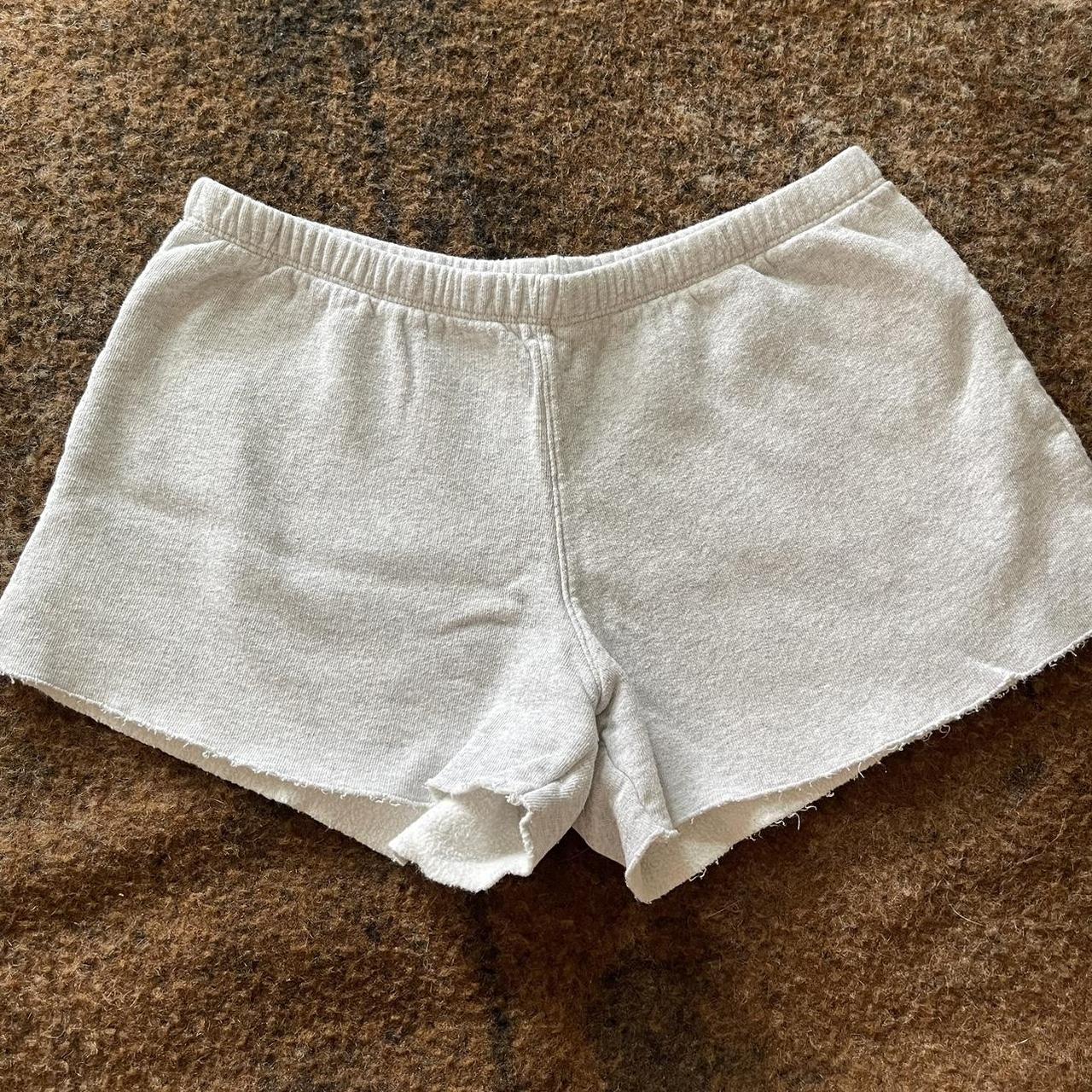 Brandy Melville sleep shorts sweat short material... - Depop