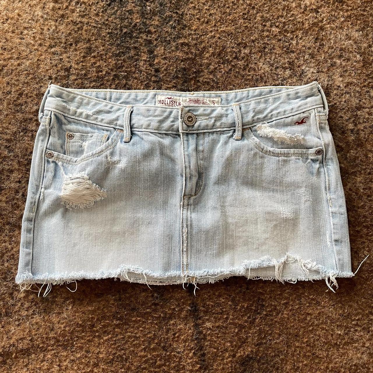 Hollister mini skirt so cute worn few times but no... - Depop