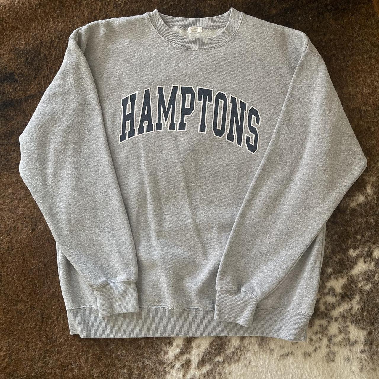 Brandy Melville L/XL Crewneck HAMPTONS Super comfy... - Depop