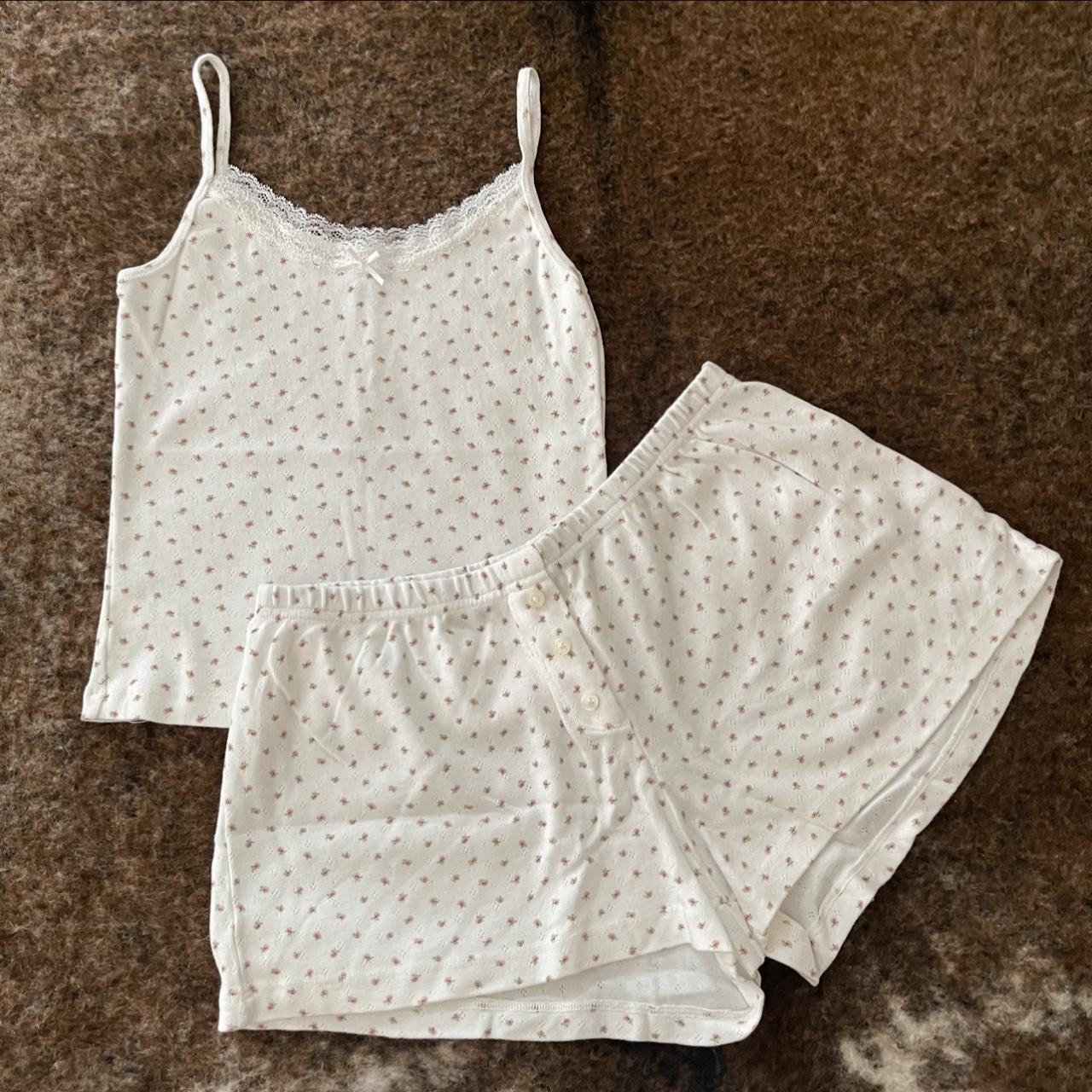 Brandy Melville Floral Pajama Set never worn so... Depop