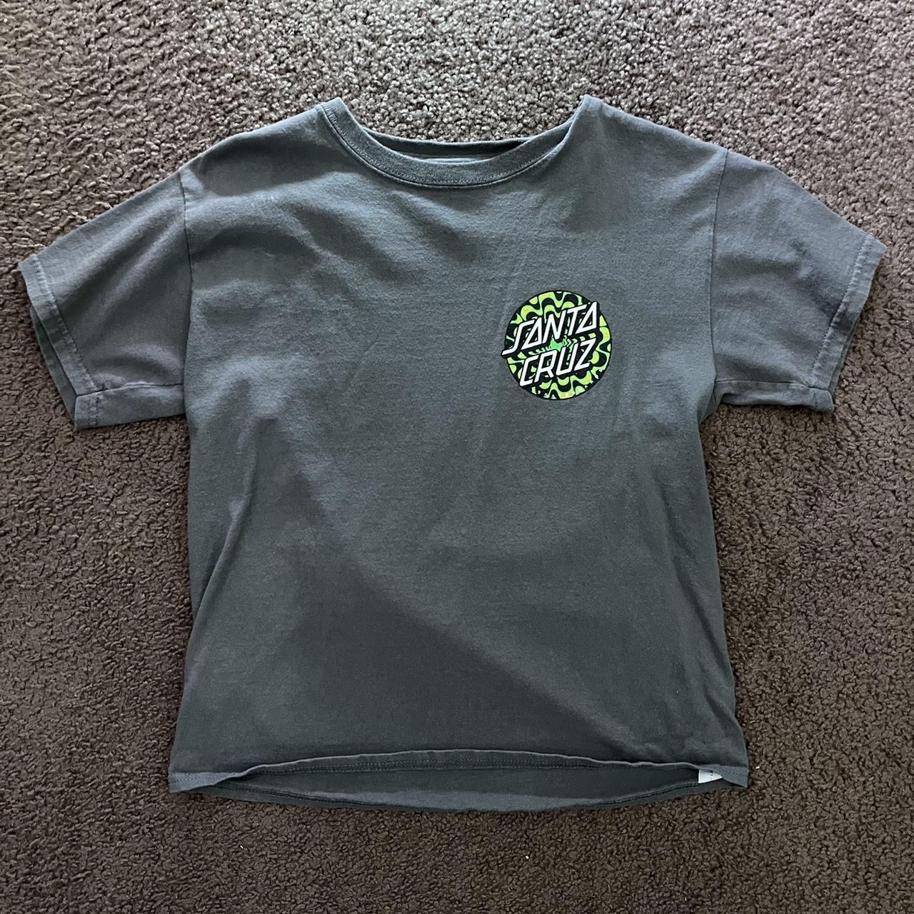 SANTA CRUZ SHIRT FROM ZUMIEZ SIZE M YOUTH XS Depop