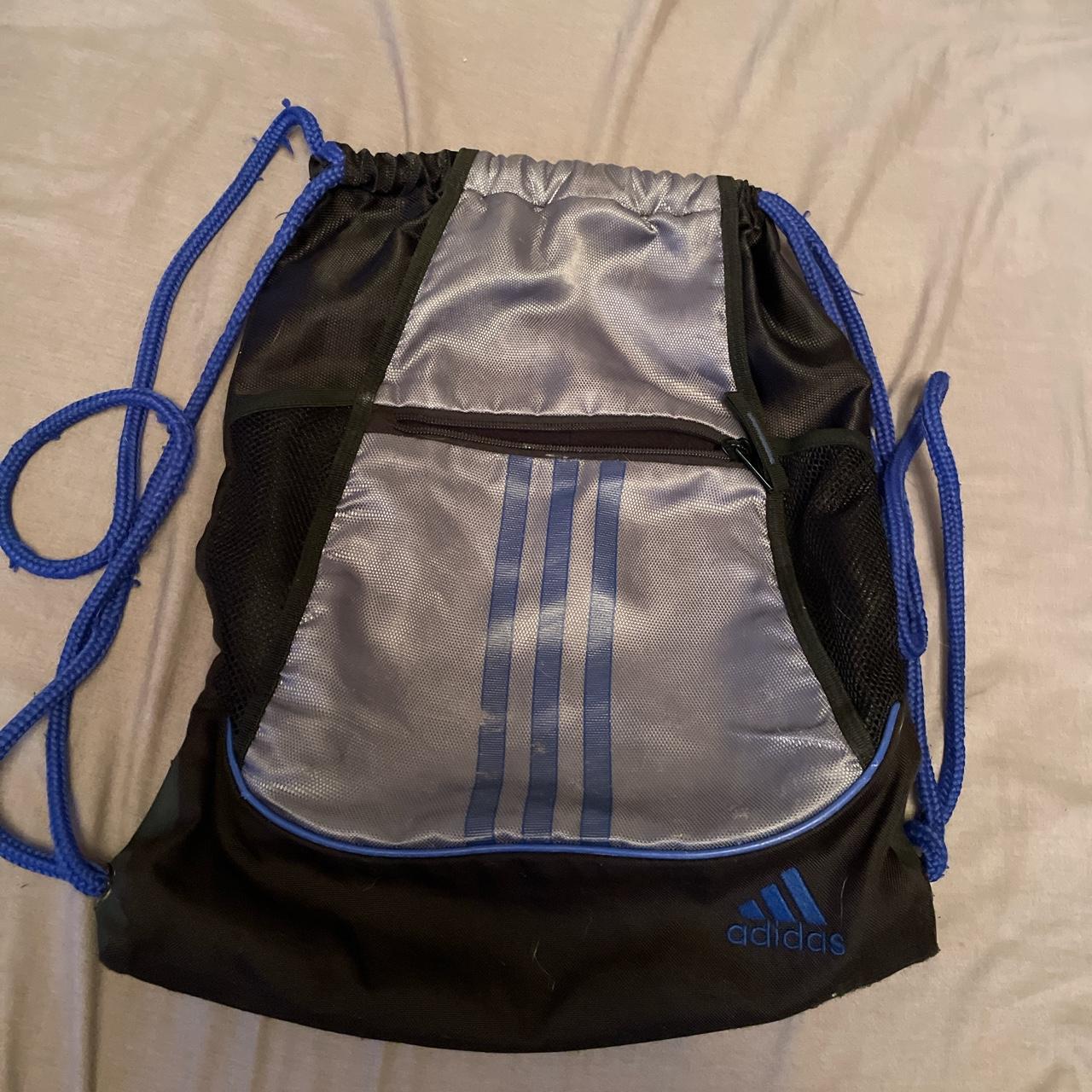 Noah x Adidas - Shell Core Logo Drawstring Bag (Blue) – eluXive