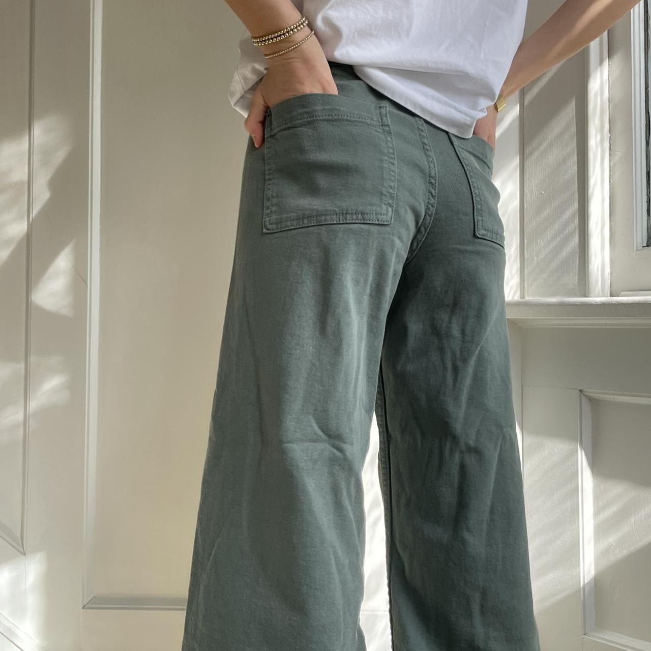 Zara Green Jeans Depop