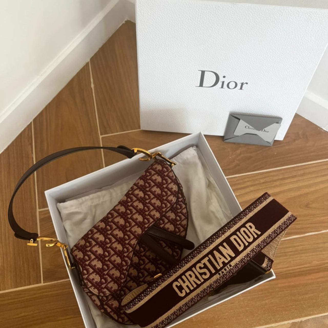 Dior discount saddle bordeaux