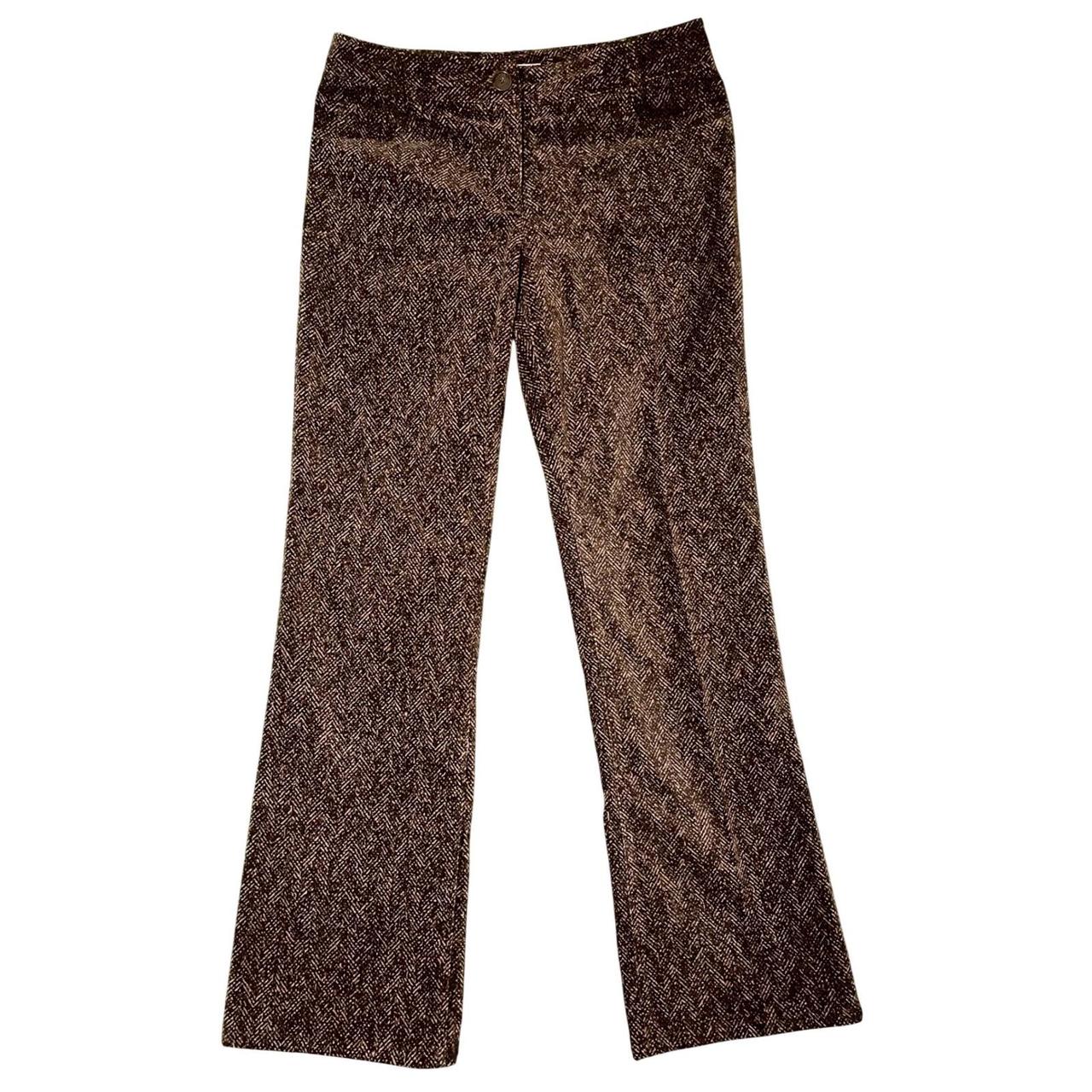 Source Unknown Women's Tailored trousers - Brown … - image 3