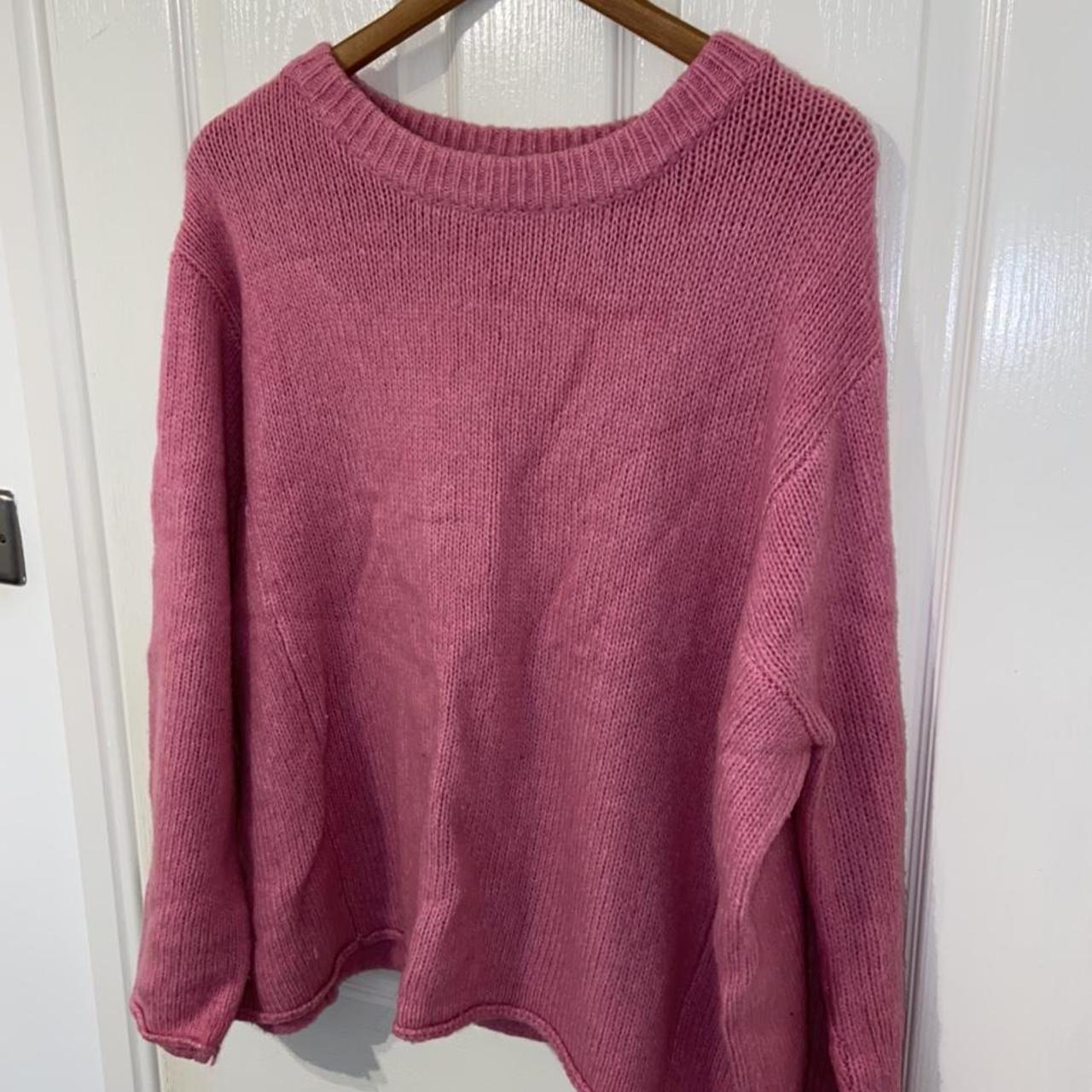 Zara Women's Pink Jumper | Depop