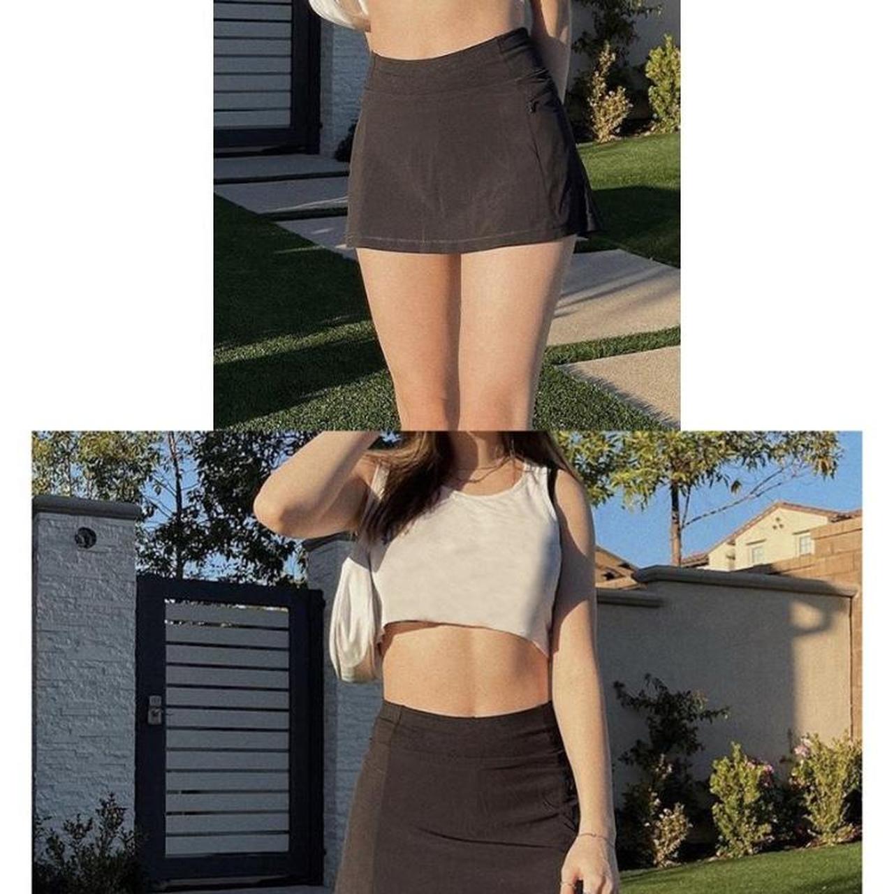 YesStyle brickblack high waist mini a line Depop