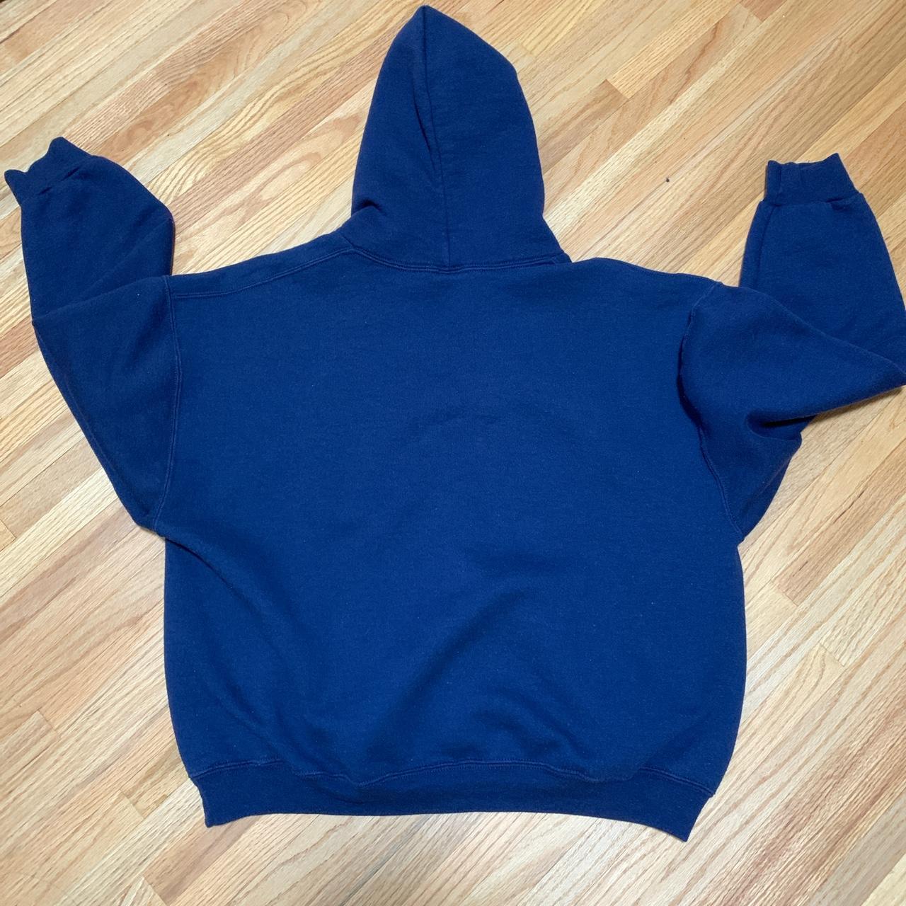 Russell Athletic Men's Navy Hoodie | Depop