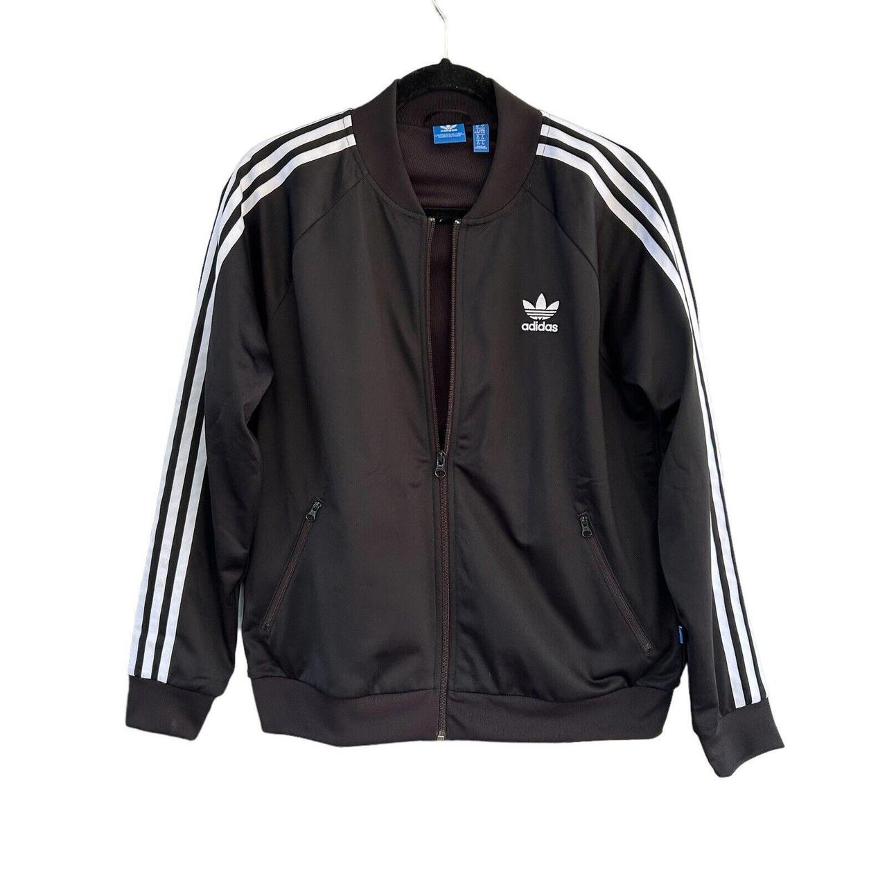 Adidas superstar track clearance jacket women's black