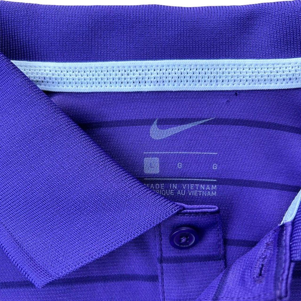 Nike Dry on sale Victory Coaches Purple Mens Size L Polo Golf Shirt CW3434-545