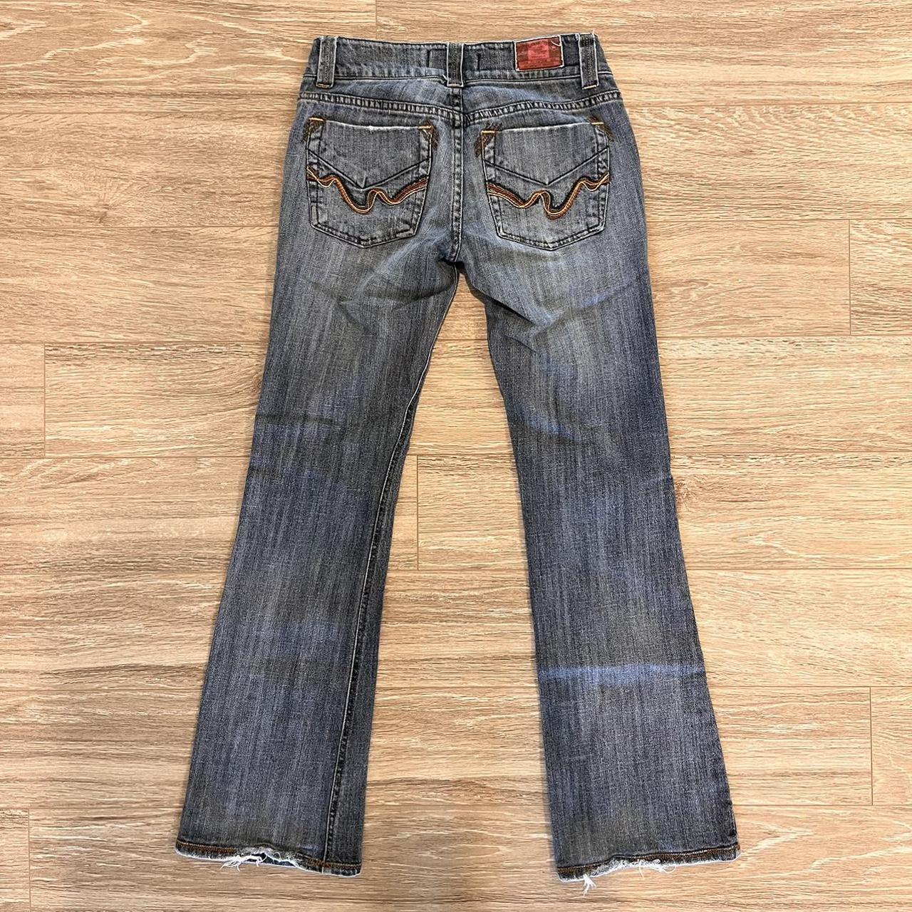 Women's Blue And Brown Jeans 