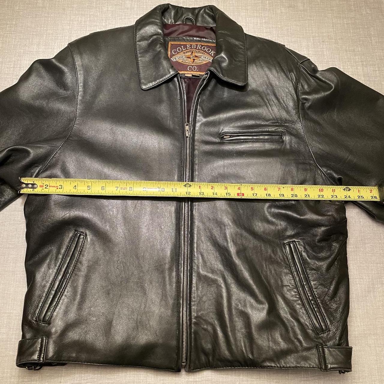 Vintage 70s Black Colebrook Leather Jacket Men’s Lg.... - Depop